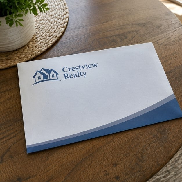 Custom envelope mailers — customer photo