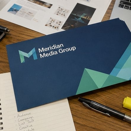 Customized envelope mailers for direct mail marketing — meridian media group