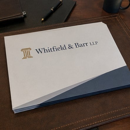 Customized envelope mailers for law firms and professional services — whitfield and barr LLP