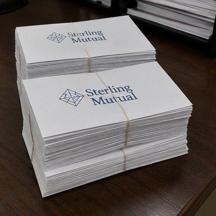 Promotional custom envelope mailers with company logo