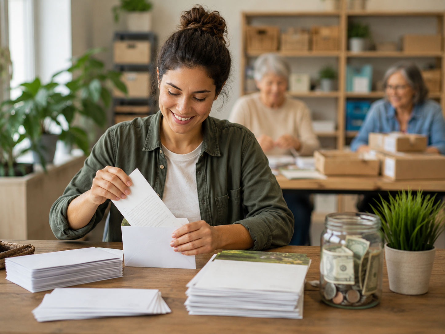 Nonprofit fundraising mailers